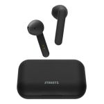 STREETZ True Wireless Stereo Ακουστικά Ψείρες Μαύρο TWS-104