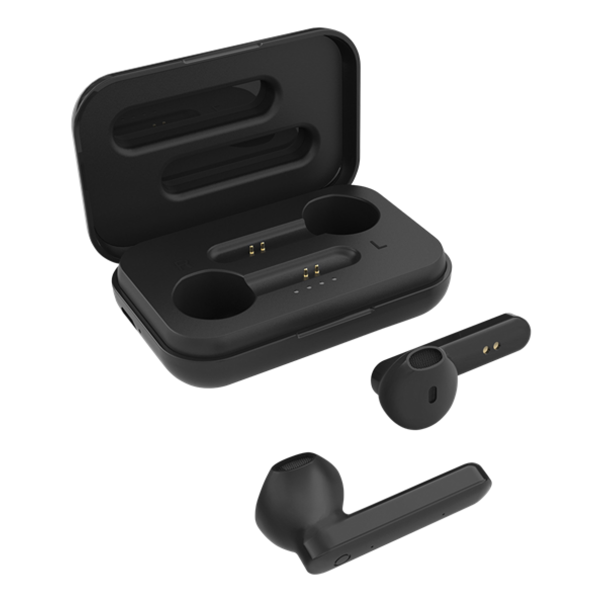 STREETZ True Wireless Stereo Ακουστικά Ψείρες Μαύρο TWS-104 - Image 3