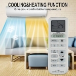 Universal Τηλεχειριστήριο Κλιματιστικού Με Οθόνη LCD K-108ES - Image 3