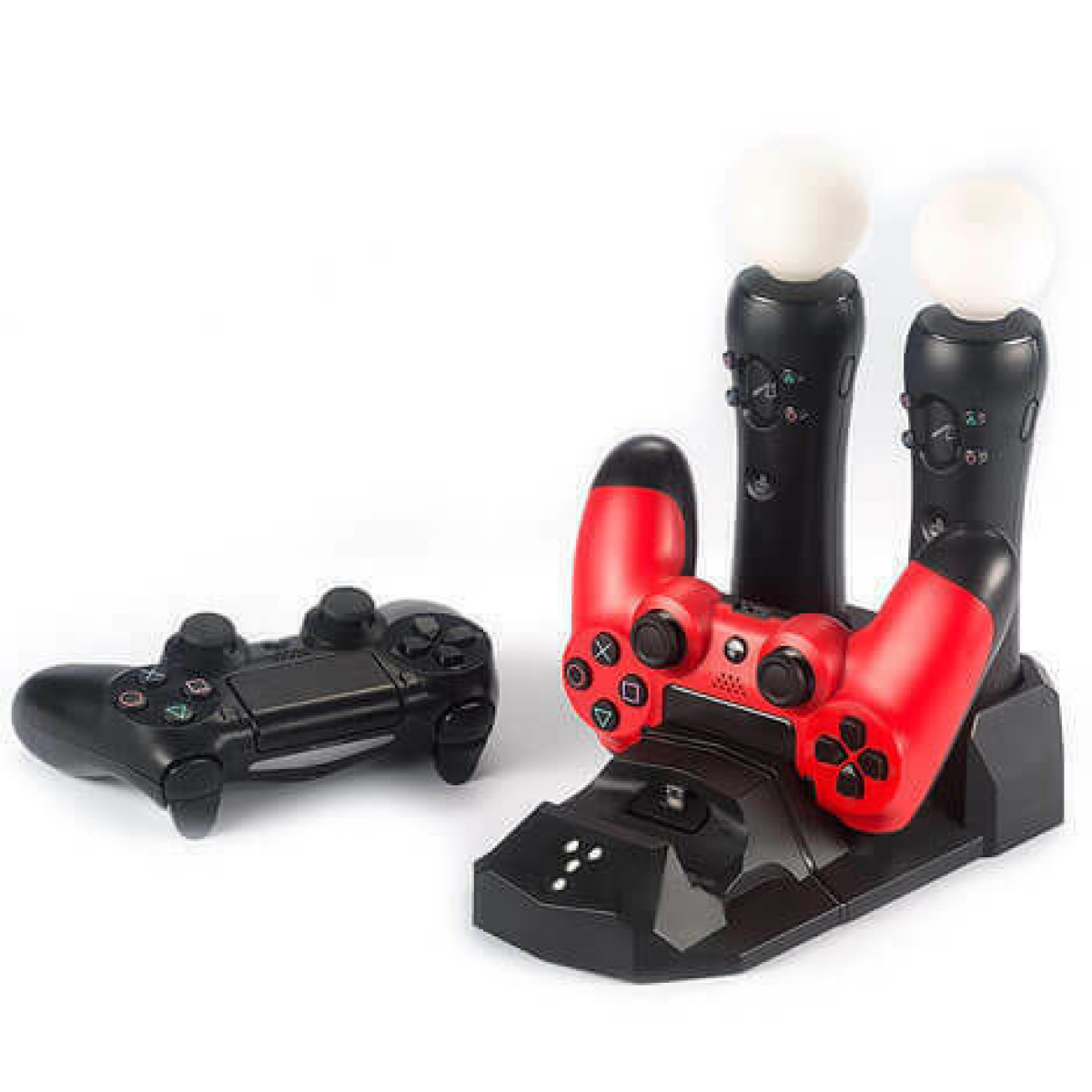 Βάση Φόρτισης Για Χειριστήρια PS4 Και PS Move 4 Θέσεων Μαύρη Mimd SND-376 - Image 2