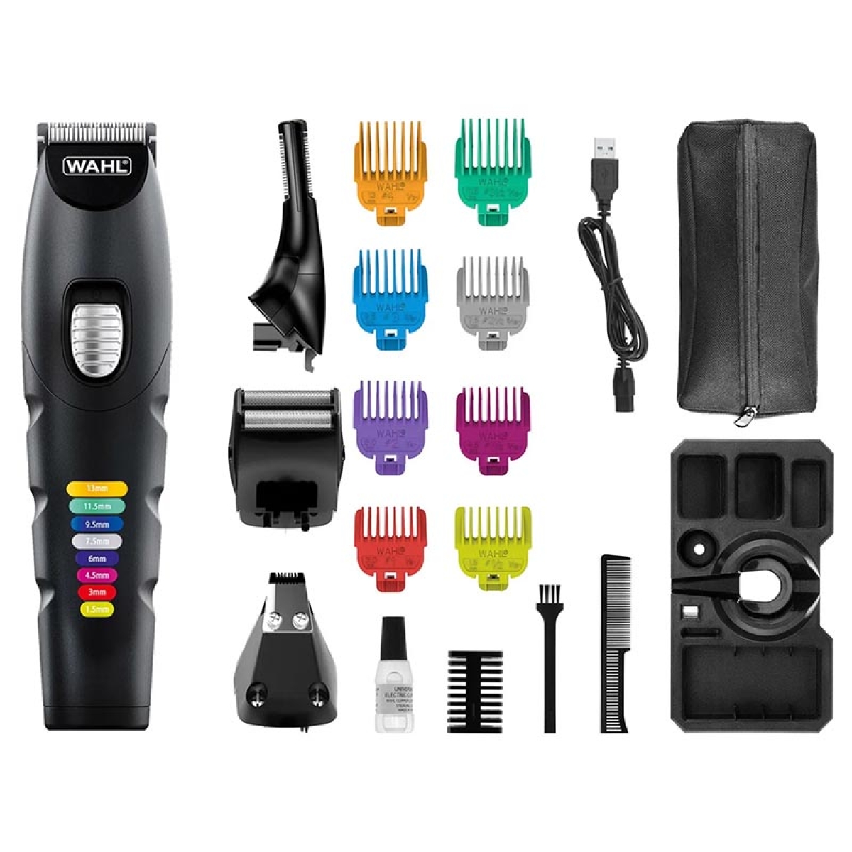 Wahl Color Trim Advanced Τρίμερ και Διπλή Ξυριστική Μηχανή Μαύρο - Image 2