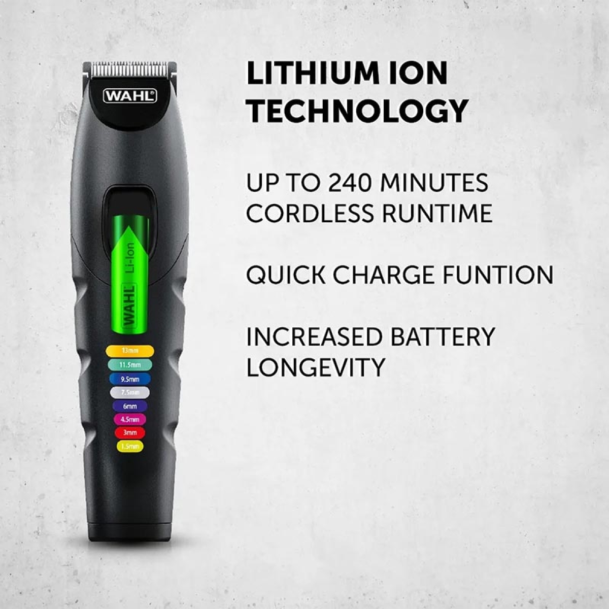 Wahl Color Trim Advanced Τρίμερ και Διπλή Ξυριστική Μηχανή Μαύρο - Image 5