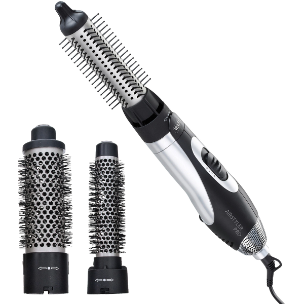 Wahl Airstyler Pro 4550-0471 Βούρτσα Πιστολάκι Μαλλιών Professional Ασημί