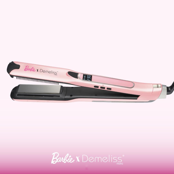 Demeliss Barbie Titanium 85083 Ψηφιακή Πρέσα Μαλλιών Ατμού Ροζ