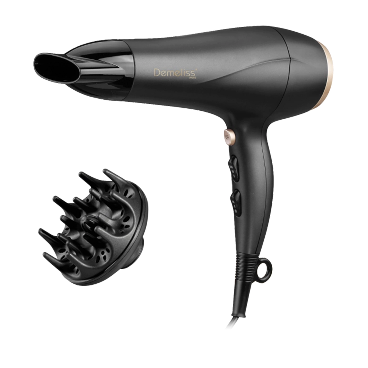 Demeliss Ultra Series Πιστολάκι Μαλλιών Professional Μαύρο - Image 5