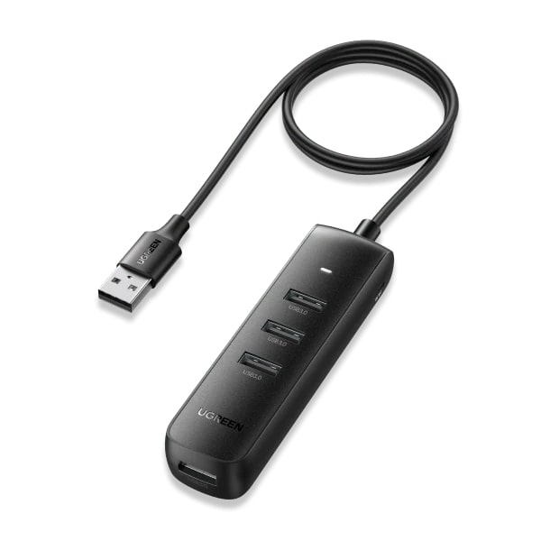 Ugreen USB-A HUB 4xUSB-A 3.0 Μαύρο CM416 / 80657