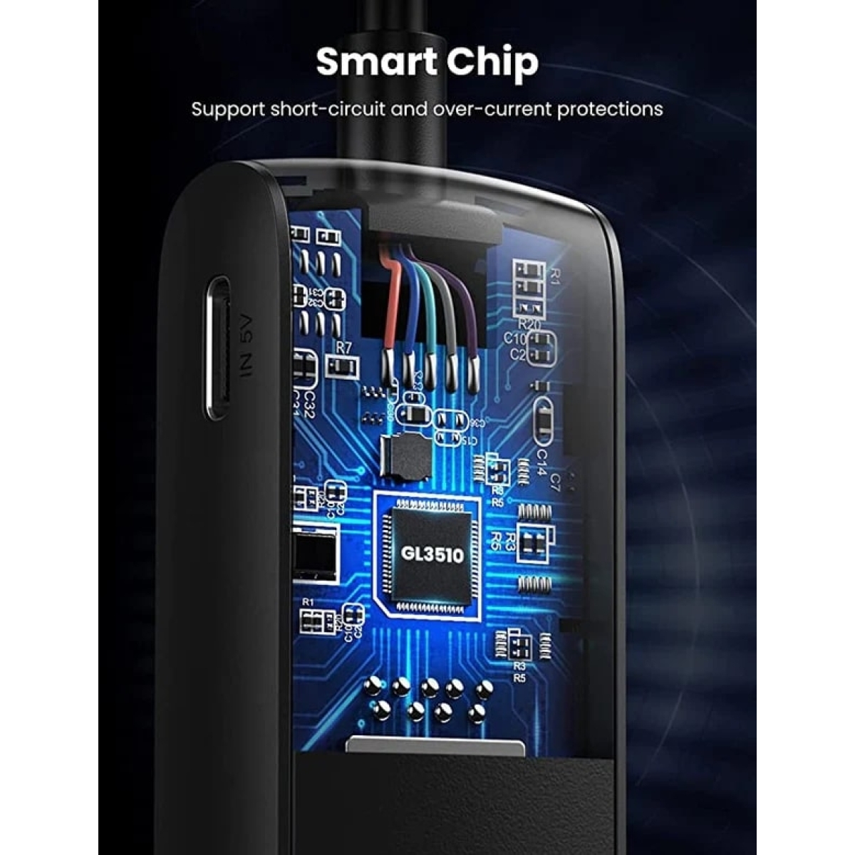 UGREEN CM416 80657 USB-A Hub 4xUSB 3.0 Μαύρο - Image 3