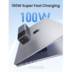 UGREEN PB724 35526B Powerbank 12000mAh 100W USB-A and USB-C Σκούρο Γκρι - Image 2