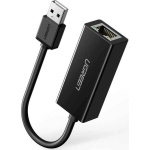Ugreen Αντάπτορας USB-A 2.0 σε Ethernet RJ45 (f) Μαύρο CR110 / 20254