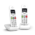 Gigaset E290 Ασύρματο Τηλέφωνο Duo με Ελληνικό Μενού Λευκό - Image 2