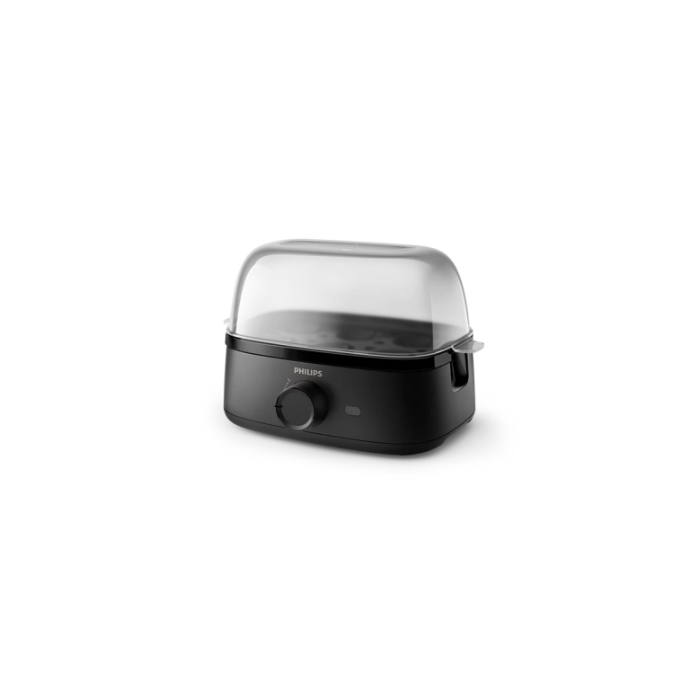 Philips Βραστήρας Αυγών 6 Θέσεων 400W Μαύρος HD9137/90