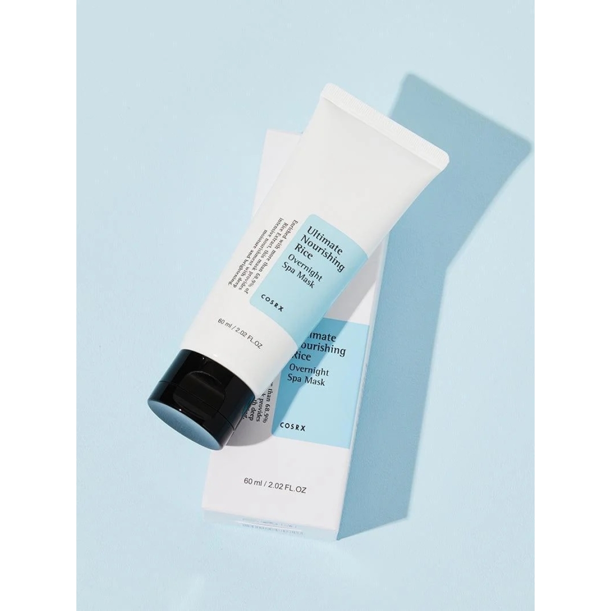 Cosrx Ultimate Nourishing Rice Overnight Spa Μάσκα Ομορφιάς Προσώπου Νύχτας για Αναζωογόνηση Με Νιασιναμίδη 60ml - Image 2