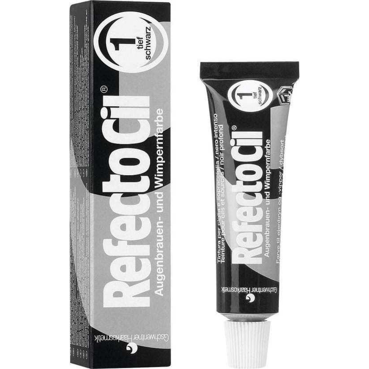 RefectoCil Eyelash And Eyebrow Tint Βαφή για Φρύδια 1 Pure Black 15ml - Image 3