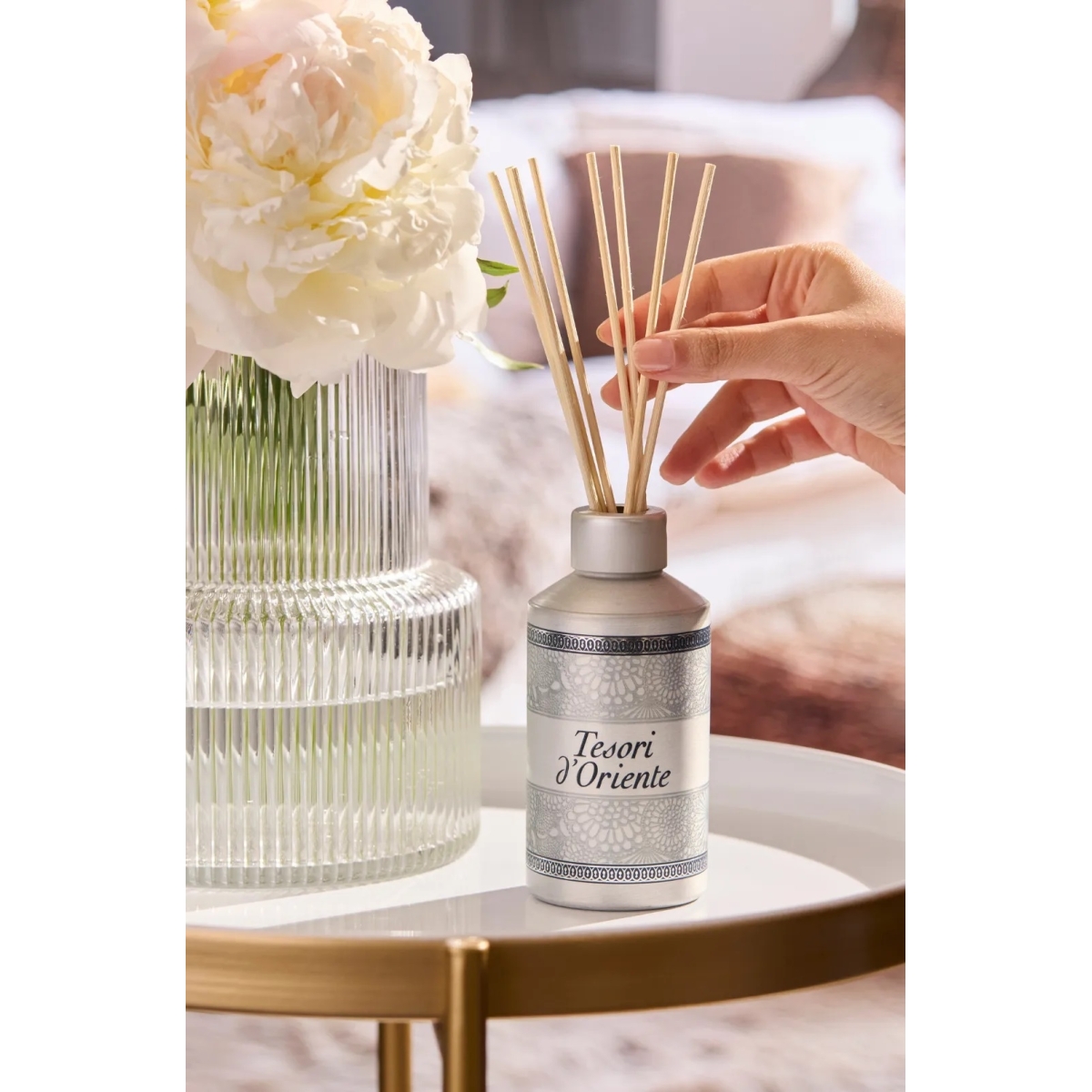 Tesori d'Oriente Diffuser με Άρωμα Muschio Bianco (White Musk) 200ml - Image 2