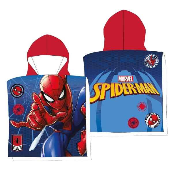 Πετσέτα Θαλάσσης Ποντσο Microfiber Spiderman 100x50cm Spiderman - 1 τμχ
