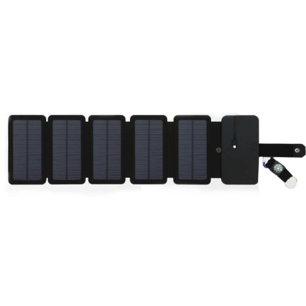 Αναδιπλούμενο Ηλιακό Πάνελ Φόρτισης 10W Με USB 5V 2.1A Και 5 Πάνελ