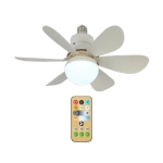 Ανεμιστήρας Οροφής & Λάμπα LED 40W με Τηλεχειριστήριο 2 Σε 1 Andowl Q-FS360