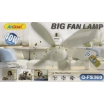 Ανεμιστήρας Οροφής & Λάμπα LED 40W με Τηλεχειριστήριο 2 Σε 1 Andowl Q-FS360 - Image 4