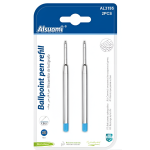 Ανταλλακτικά για Στυλό Ballpoint 1.0mm Μπλε Σετ 2 Τεμαχίων Alsuomi AL3195