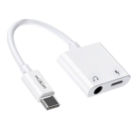 Αντάπτορας Type-C Σε 3.5mm Audio Και Type-C Φόρτισης 3A Moxom MX-AX19