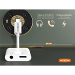 Αντάπτορας Type-C Σε 3.5mm Audio Και Type-C Φόρτισης 3A Moxom MX-AX19 - Image 2