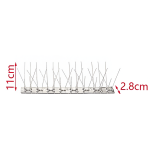 Απωθητικό Πουλιών Inox 100cm Kmt Style 2904485