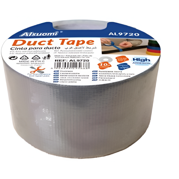 Ασημί Υφασμάτινη Ταινία Duct Tape 4.8cm x 10m AL9720