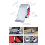 Ασημί Υφασμάτινη Ταινία Duct Tape 4.8cm x 10m AL9720 - Image 2