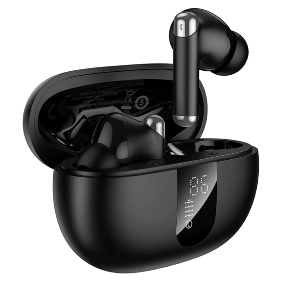 Ασύρματα Ακουστικά Bluetooth In-ear Με Θήκη Φόρτισης ANC+ENC Hoco EQ26 - Μαύρα
