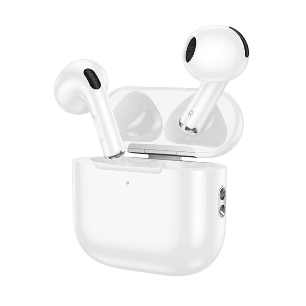Ασύρματα ακουστικά Hoco EW64 TWS Bluetooth 5.3 με θήκη 300mAh, έως 4 ώρες ομιλίας και λειτουργία εναλλαγής Master/Slave – Λευκά