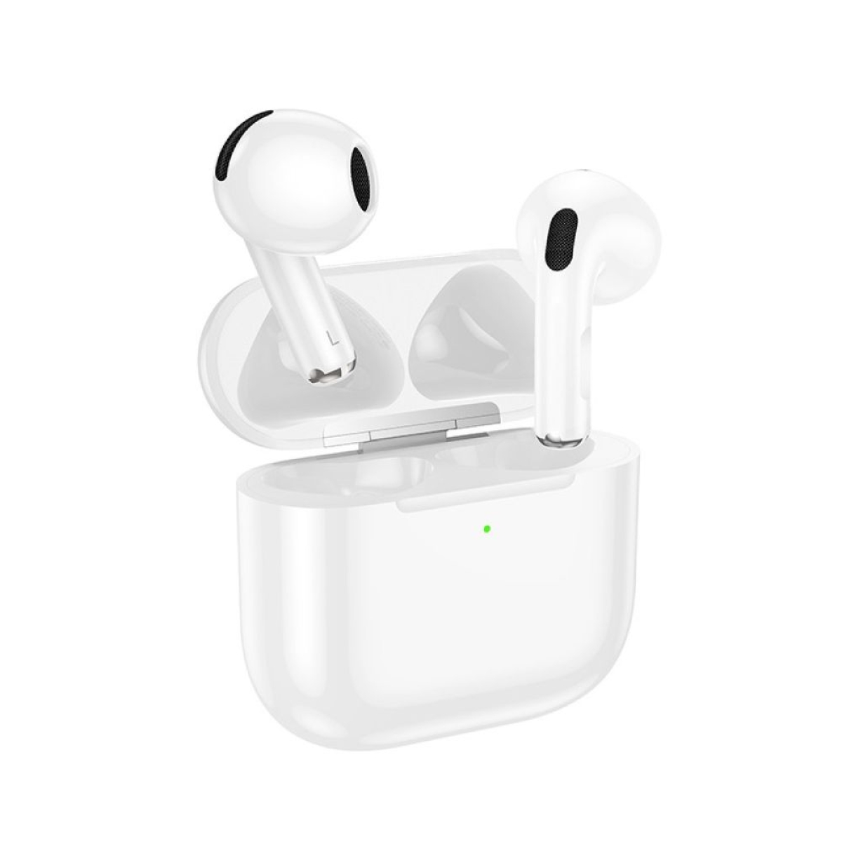 Ασύρματα ακουστικά Hoco EW64 TWS Bluetooth 5.3 με θήκη 300mAh, έως 4 ώρες ομιλίας και λειτουργία εναλλαγής Master/Slave – Λευκά