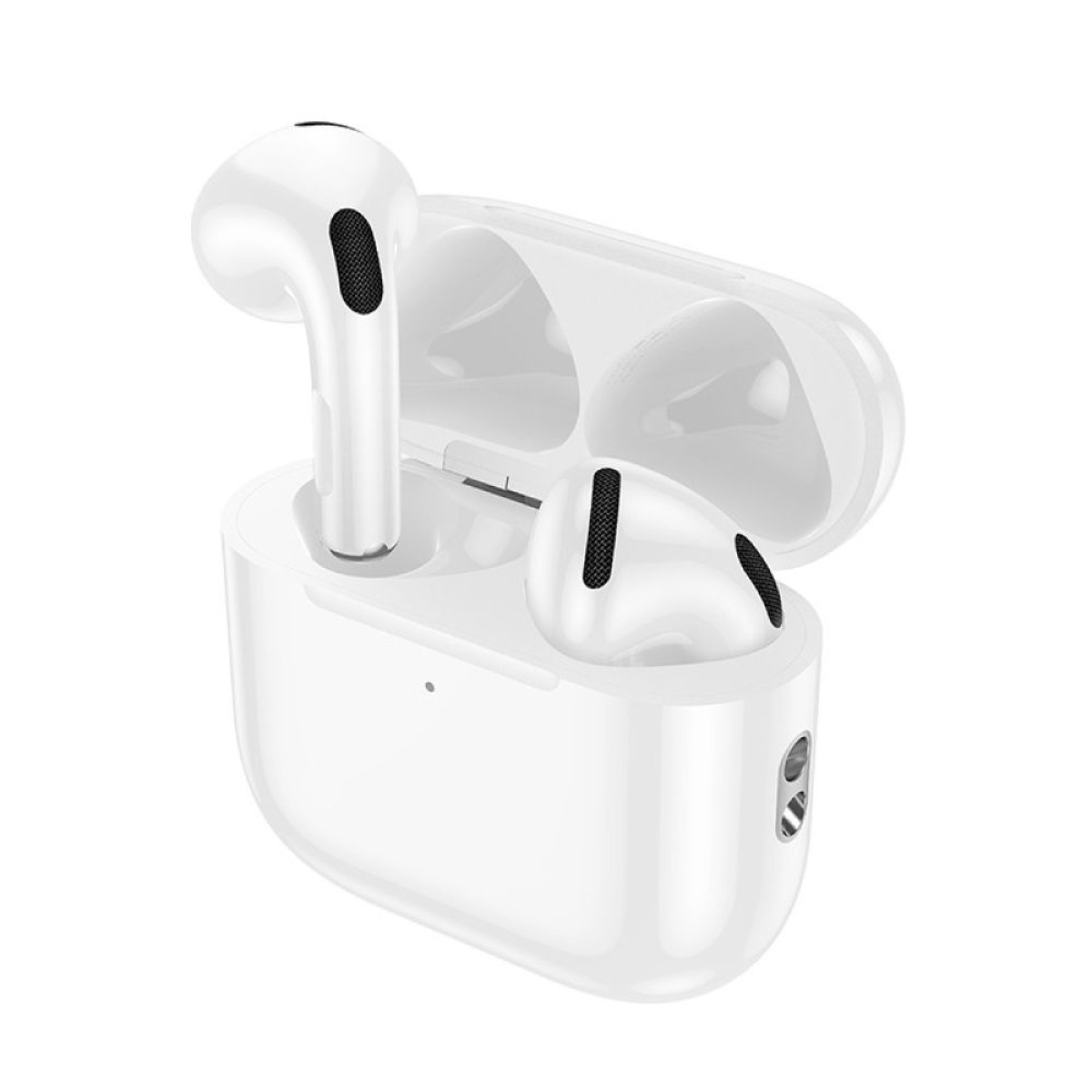 Ασύρματα ακουστικά Hoco EW64 TWS Bluetooth 5.3 με θήκη 300mAh, έως 4 ώρες ομιλίας και λειτουργία εναλλαγής Master/Slave – Λευκά