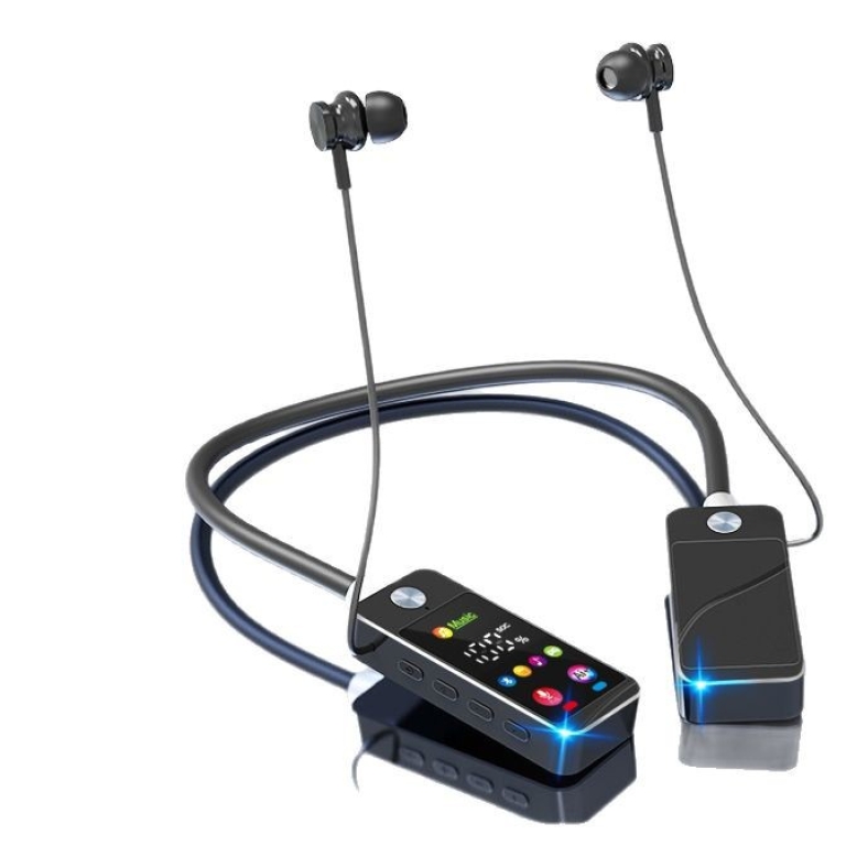 Ασύρματα Ακουστικά Λαιμού Bluetooth Με Noise Cancelling Και Οθόνη HY-LY01