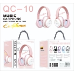 Ασύρματα Ακουστικά Over Ear Bluetooth Με Hi-Fi Ήχο QC-10 - Image 3