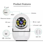 Ασύρματη IP Κάμερα Ασφαλείας WiFi 1080p Με Νυχτερινή Όραση Και Περιστροφή Jortan JT-8172WS - Image 4