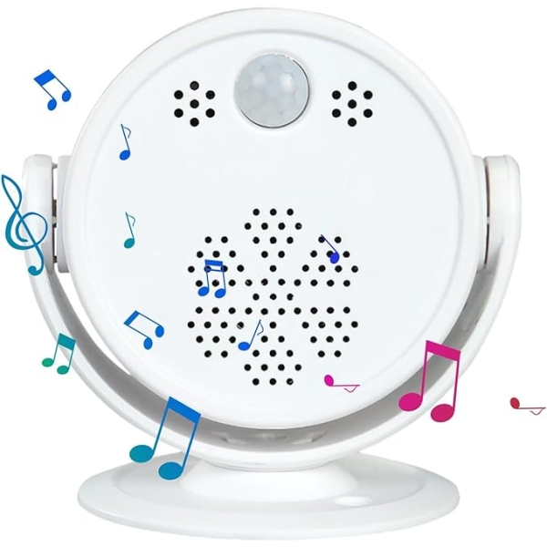 Ασύρματο Κουδούνι Πόρτας με Ανιχνευτή Κίνησης & Ηχητική Ειδοποίηση Λευκό