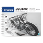 Μπλοκ Ζωγραφικής Σπιράλ A4 160g 24 Φύλλων AL9731