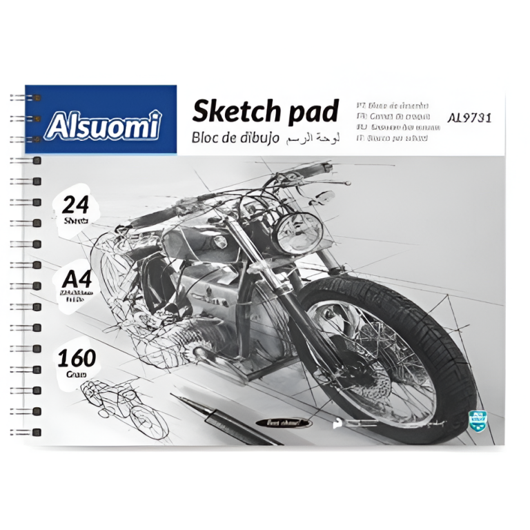 Μπλοκ Ζωγραφικής Σπιράλ A4 160g 24 Φύλλων AL9731