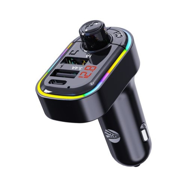 Bluetooth FM Transmitter Αυτοκινήτου Με LCD Οθόνη Και USB Φόρτιση 3.4A Moxom MX-VC27