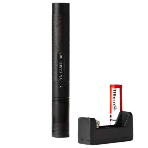 Δείκτης Laser Pointer Yl-303 Πράσινης Δέσμης – Μαύρο