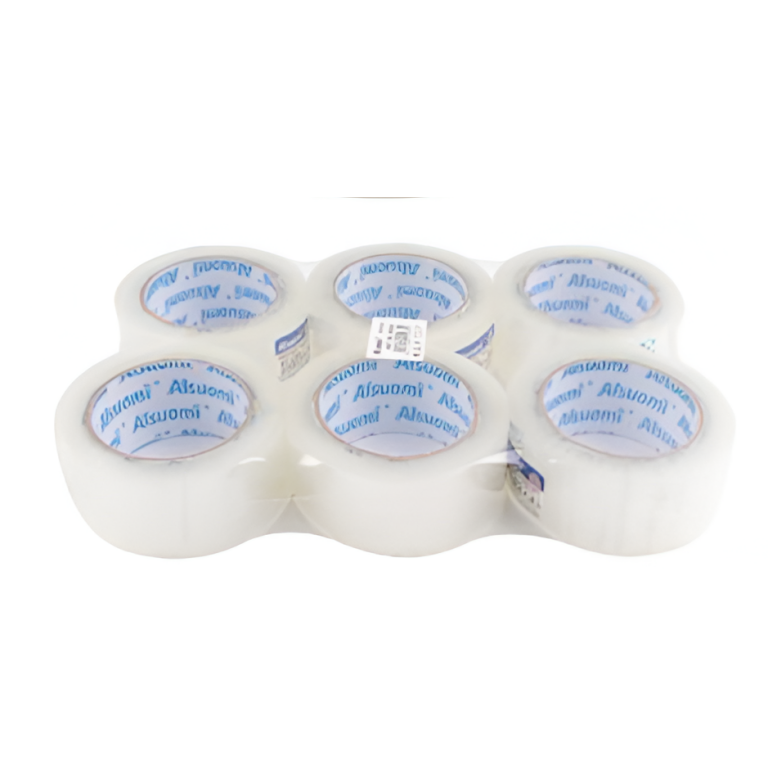 Διάφανη Ταινία Συσκευασίας 4.8cm x 100m Σετ 6 Τεμαχίων AL9604