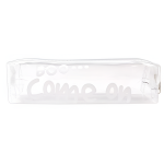 Διαφανής Κασετίνα Μολυβιών PVC 20x4.5x6cm AL7385