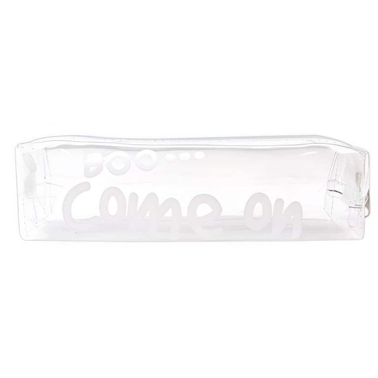 Διαφανής Κασετίνα Μολυβιών PVC 20x4.5x6cm AL7385