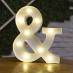 Διακοσμητικό Σύμβολο LED Μπαταρίας 22cm Με Ζεστό Φως Motarro ME095 - Image 2