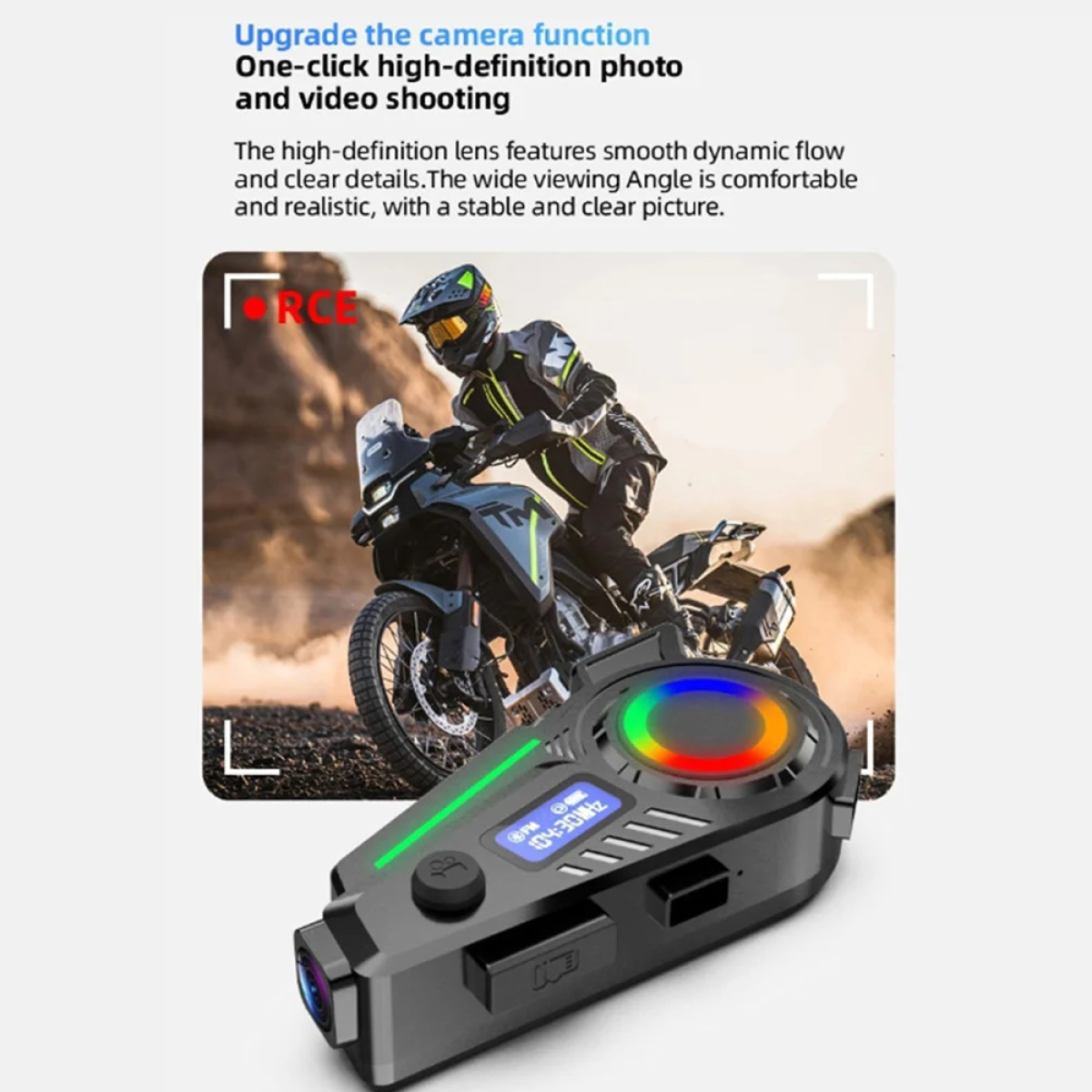 Ενδοεπικοινωνία Κράνους Bluetooth Με Κάμερα DVR Και GPS - K19 Helmet System - Image 6