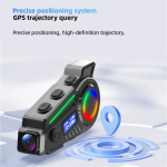 Ενδοεπικοινωνία Κράνους Bluetooth Με Κάμερα DVR Και GPS - K19 Helmet System - Image 7