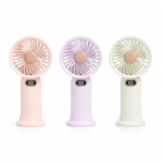 Επαναφορτιζόμενο Ανεμιστηράκι Χειρός με 3 Ταχύτητες & Βάση Στήριξης DM-79N