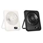 Επαναφορτιζόμενος Ανεμιστήρας Γραφείου Slim HOCO HX607 2.5W με USB-C – Αναδιπλούμενος 180° με LED Οθόνη