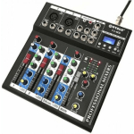 Επαγγελματικός Μίκτης Ήχου 4 Καναλιών Με Bluetooth Και USB WVNGR F4-MB