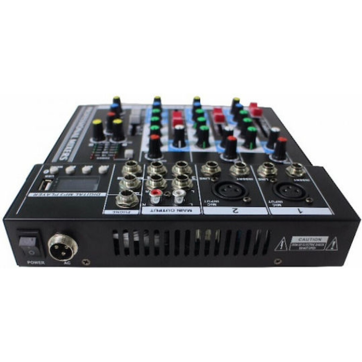 Επαγγελματικός Μίκτης Ήχου 4 Καναλιών Με Bluetooth Και USB WVNGR F4-MB - Image 2